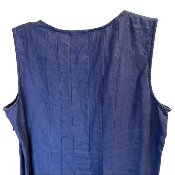 Choices Women's Navy Blue Scoop Neck Sleeveless Mini Dress Size Large - Picture 5 of 13